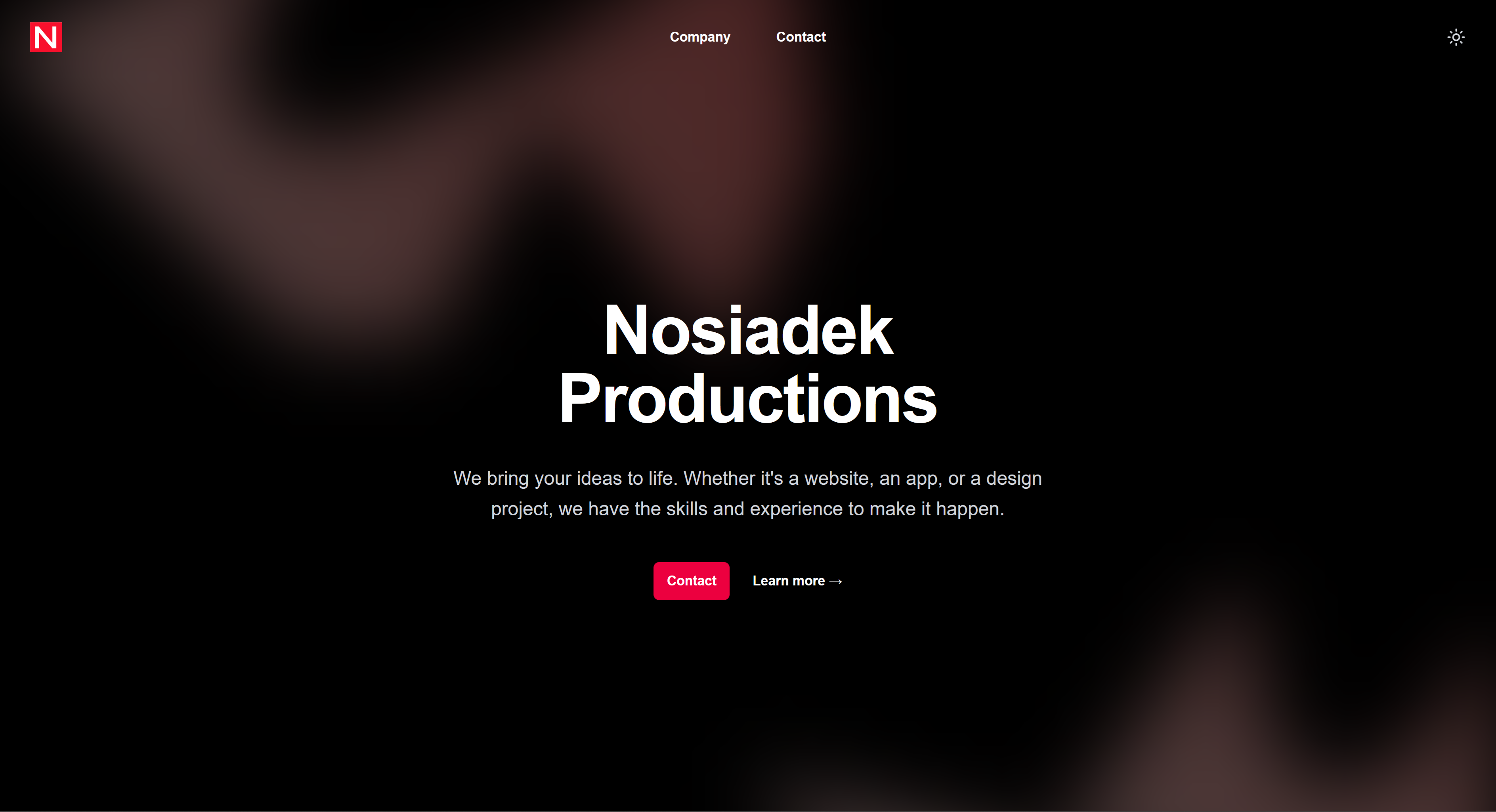 Screenshot of my project